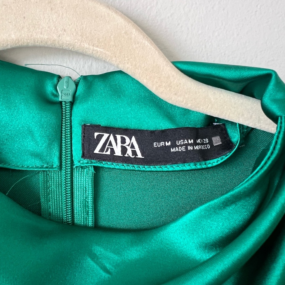 Zara Women's Green Dress - Picture 8 of 10
